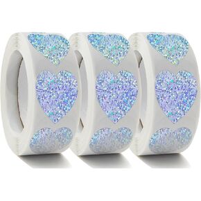 Sparkly Foil Small Dot Stickers 1500Pcs Silver Stickers 1" Diameter for Kids Reward, Arts and Crafts and Homeschool Teacher Supplies Planner and School Classroom (Dot 1500pcs)