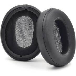 WH-XB900N Earpads Replacement Ear Pads Protein Leather Ear Cushion Cover Compatible with Sony WHXB900N WH-XB900N/B WH-XB900N Noise Cancelling Headphones (Black)