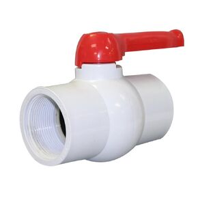 Valterra 700-25F PVC Ball Valve, White, 2-1/2" FPT, Single Handle