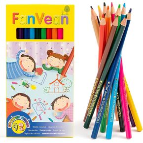 Colored Pencils bulk,12 Count Pre-sharpened Color Pencil,classroom set,school supplies for kids（12 pack）