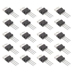 20pcs L7812CV L7812 Linear Voltage Regulator IC Positive Fixed 1 Output 1.5A 12v To-220,3Pin