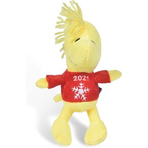 9" Holiday Snoopy Santa Plush Dog Toy with Squeaker | Red and White Snoopy Plush Dog Toy | Medium Squeaky Dog Toys- Cute and Soft Stuffed Dog Toys Officially Licensed