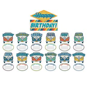 Eureka Adventurer Birthday Mini Bulletin Board Set