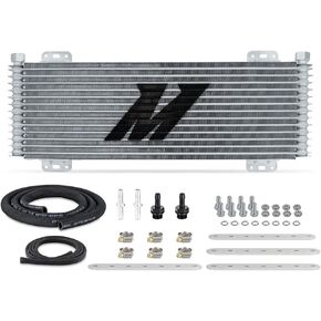 Mishimoto Universal 13-Row Stacked Plate Transmission Cooler, Powder Coated, 22.85" X 7.10" X 1.25" Core