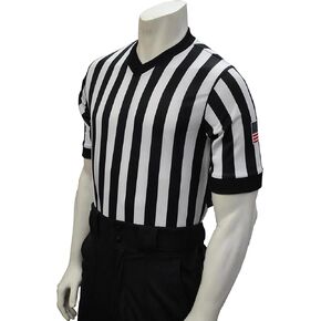 Smitty Men's V-Neck Basketball Referee Shirt & USA Flag