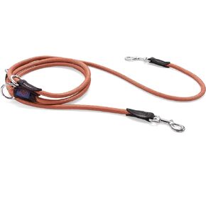 Good Scout 10' Heavy Duty Adjustable Leash for Dogs, Durable Walking & Training Leash for Puppies & Adult Dogs, D-Ring for Waste Bag Storage, Blue