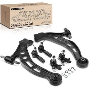 A-Premium 6Pcs Front Suspension Kit, Lower Control Arm Lower Ball Joint Outer Tie Rod End, Compatible with Toyota Camry 1997-2001, Avalon 1997-1998, Lexus RX300 1999-2003, ES300 1997-2001