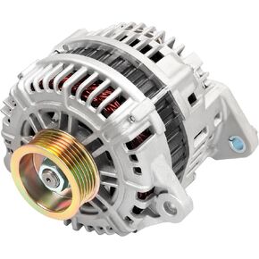 New Alternator Compatible for Nissan for Altima V6 3.5L 2002-2006 for Maxima V6 3.0L 1998-2000 for Infiniti for I30 V6 3.0L 1998-2000, 110AMP High Output Alternator fit #13940 AHI0091