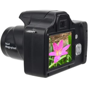 3in Digital Camera Toy for Kids Beginner, Vlogging Camera Support 32GB Memory Card(not inculde), Rechargeable DSLR Camera Gifts for Kids Photography(Standard Version+Wide Angle