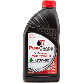 71576, V2 4-Stroke Motorcycle Oil SAE 20W-50, 1 Quart