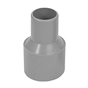 Flexaust 03100455 Genesis PVC Reducer Swivel Cuff for Series Commercial, FLX Plus, Uni-Loop and UT 2" Vacuum Hoses, Gray