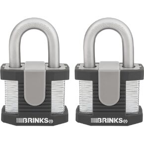 BRINKS Home Security 672-50201: 50Mm Laminated Steel, Commercial, 2Pk