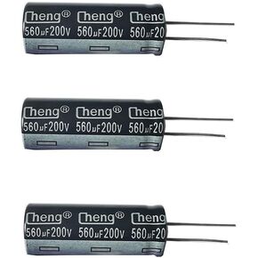 560 فائق التوهج 200 فولت 18X45 +/-20% -25 درجة مئوية إلى +105 درجة مئوية 3 قطع مكثفات كهربائية من الألومنيوم، 560 MFD، مكثف 560 فائق التوهج 200 فولت، مكثف 560 فائق التوهج، مكثف 200 فولت، مكثف 560 فائق التوهج 200 فولت in Kuwait