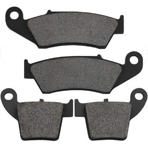Yerbay Motorcycle Front and rear Brake Pads for Honda CR 125/250 R 2002-2007/ CRF 250/450 R X 2004-2017