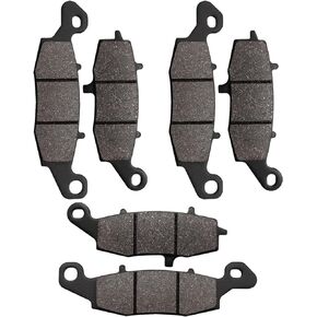 ZICOO Front Rear Brake Pads for Kawasaki Vulcan 1500 VN1500 Vulcan 1600 VN1600 Classic/Nomad Vulcan 1700 VN1700 Vulcan 900 VN900 ZR7S ZR750 Versys 650 KLE650