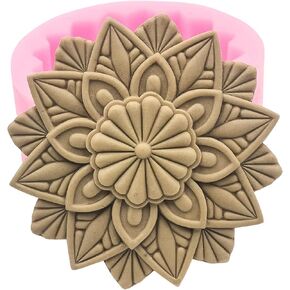 Redxin Flower Silicone Soap Mold Candle Mold for Handmade Soap Making Candle Making DIY Craft Making Chocolate Candy Cake Making