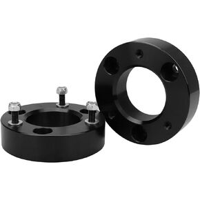 IRONTEK 2" Front Leveling Kits Strut Lift Spacers fit 2004-2021 for FORD F150 2WD/4WD 2 inch Front Raise Suspension Level Kit (ID-77.5mm OD-150mm Black)