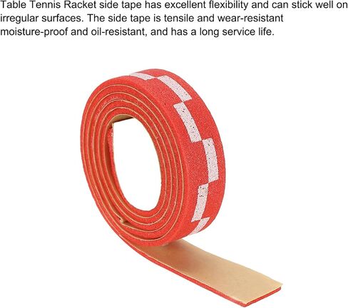 PATIKIL Table Tennis Side Tape, Table Tennis Edge Tape Protect The Edges of Rubber and Blade in Saudi Arabia