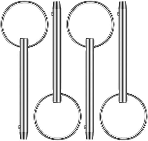 4 PCS Quick Bimini Top Pin, Diameter 1/4 Inch/ 6.3 mm, 316 Stainless Steel for Marine (Release Pin,Total Length 2 Inch/ 51 mm Effective Length 1.5 Inch/ 39 m) in Saudi Arabia