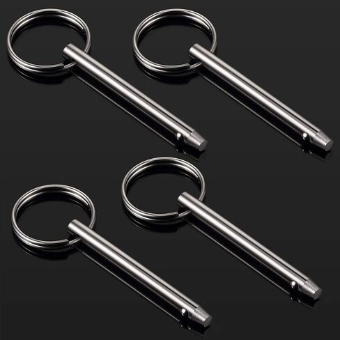 4 PCS Quick Bimini Top Pin, Diameter 1/4 Inch/ 6.3 mm, 316 Stainless Steel for Marine (Release Pin,Total Length 2 Inch/ 51 mm Effective Length 1.5 Inch/ 39 m) in Saudi Arabia
