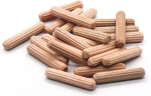 Wooden Dowel Pins Assorted Kit - M6/M8/M10 Fluted Wood Dowel Pins, Made of Hardwood - 250 PCS 3 Size -1/4,5/16,3/8 Inch Dowel pins in Saudi Arabia