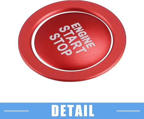 Engine Start Stop Ignition Button Overlay Cover Decal Trim Sticker for Toyota Camry Tacoma Prius Avalon RAV4 Mirai Corolla Aluminum Alloy Black in Saudi Arabia