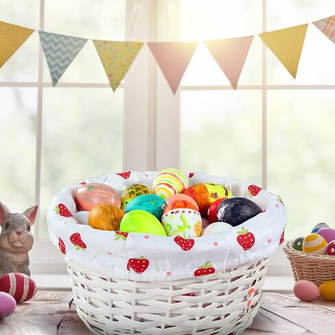 Sallyfashion 60 Pcs White Plastic Eggs，Paintable Easter Eggs Plastic Easter Egg Fake Eggs for Crafts Easter Hunts Basket Fillers Easter Gift Party Favor in Saudi Arabia
