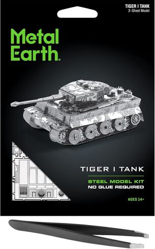 Metal Earth Tiger Tank 3D Metal Model Kit Bundle with Tweezers Fascinations in Saudi Arabia