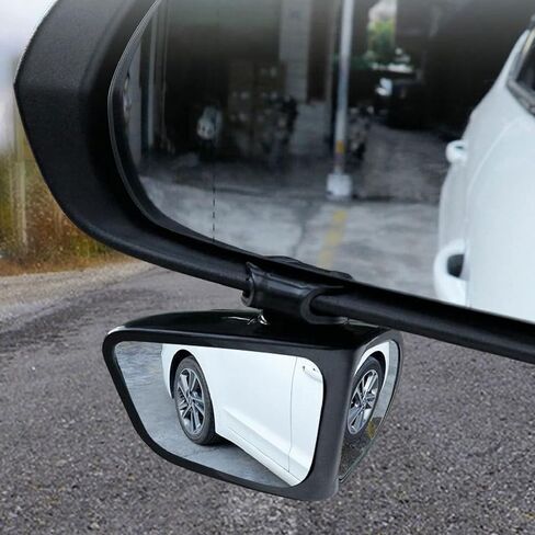 قطعتان من مرآة النقطة العمياء للسيارة من Yunnyp تدور 360 درجة 2 جانب مرآة الرؤية الخلفية للسيارة مناسبة لشاحنة سيارات الدفع الرباعي RV in Kuwait