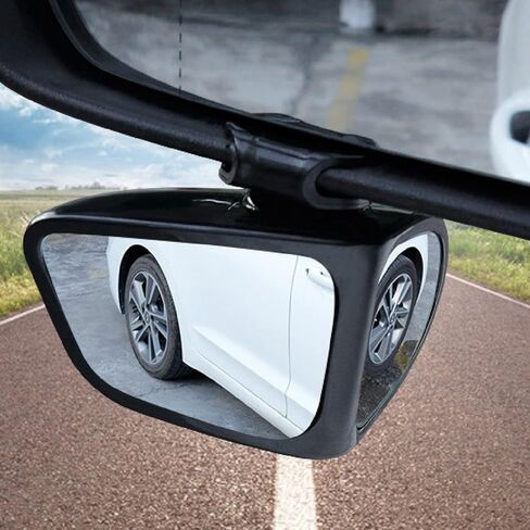 قطعتان من مرآة النقطة العمياء للسيارة من Yunnyp تدور 360 درجة 2 جانب مرآة الرؤية الخلفية للسيارة مناسبة لشاحنة سيارات الدفع الرباعي RV in Kuwait