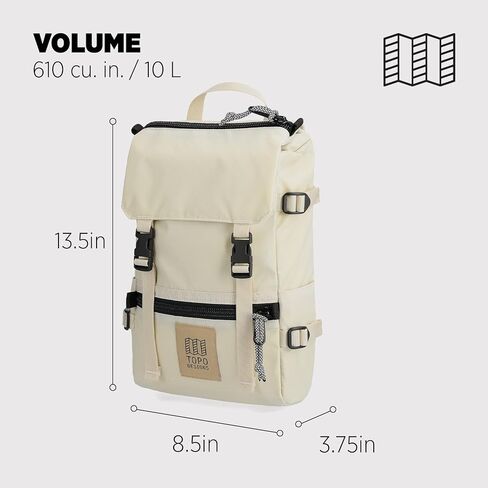 Topo Designs Rover Pack Mini-Recycled, Bone White, One Size in Saudi Arabia