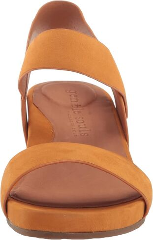 Gentle Souls by Kenneth Cole Women's Gisele Two Band Heeled Sandal, Sorbet, 5.5 in Saudi Arabia