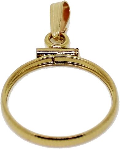 Gold Filled Coin Holder Bezel Charm Pendant in Saudi Arabia