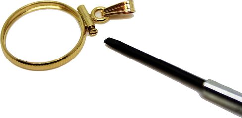 Gold Filled Coin Holder Bezel Charm Pendant in Saudi Arabia