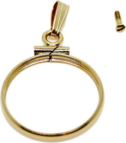 Gold Filled Coin Holder Bezel Charm Pendant in Saudi Arabia