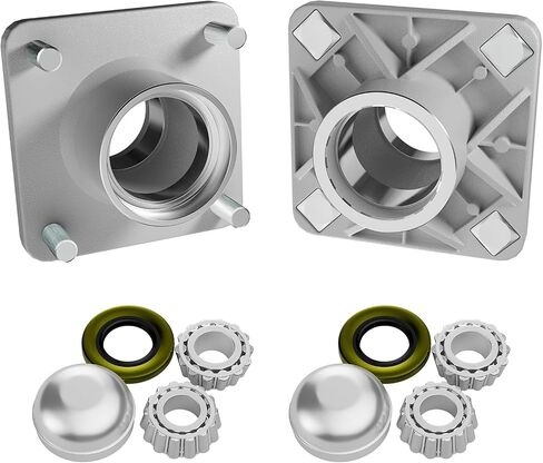 Panglong Club Car DS Front Hub Assembly, Aluminum Front Hub and Bearing 1pcs or 2pcs, Suitable for 1974-2003 Club Car DS Golf Carts, Replace OEM#1011892 in Kuwait