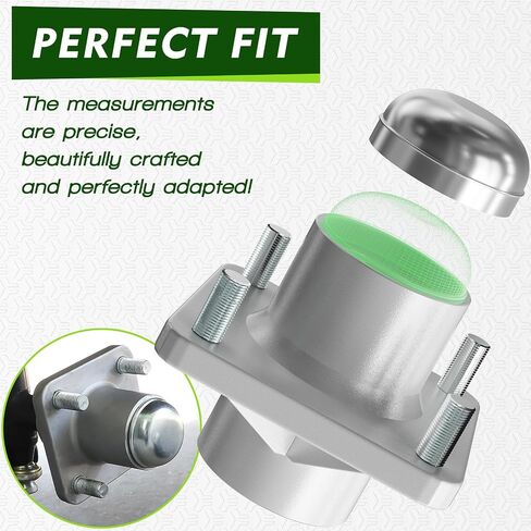 Panglong Club Car DS Front Hub Assembly, Aluminum Front Hub and Bearing 1pcs or 2pcs, Suitable for 1974-2003 Club Car DS Golf Carts, Replace OEM#1011892 in Kuwait