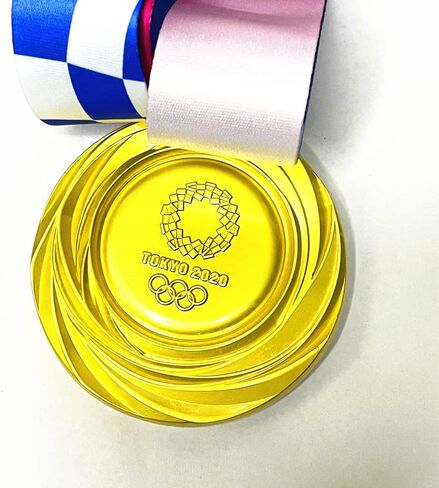 1x ميدالية ذهبية كبيرة 1:1 نسخة طبق الأصل من اليابان طوكيو الألعاب الأولمبية فريق أبطال العالم ألعاب الأطفال جائزة أفضل هدية للأشخاص الذين يحبون الرياضة 12.70 أونصة in Kuwait