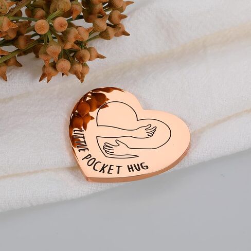 Valentines Day Gifts for Friends Inspirational Pocket Hug Gift for Teens Girls Friends Birthday Graduation Gift for Daughter Sister Valentine Gift for Her Long Distance Relationship Gift Double-Sided in Saudi Arabia
