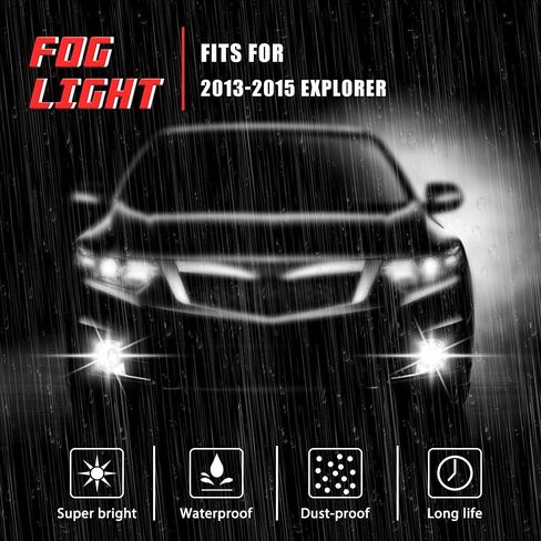 استبدال مصابيح الضباب للقيادة لمستكشف 2013 2014 2015 مع مصابيح الهالوجين H11 12V 55W in Saudi Arabia