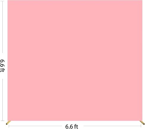 6.6 FT Square White Backdrop Cover Rectangle Arch Backdrop Cover Spandex Fitted Chiara Backdrop Cover for Wedding Birthday Party Engagement Baby Shower Arch Stand Backgrounds Decorations in Saudi Arabia