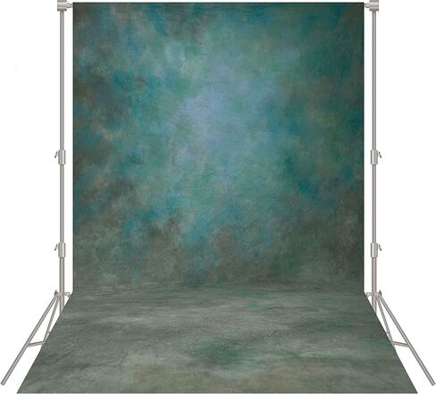 Abstract Photography Backdrop for Photoshoot 8x10ft, Light Blue,No Stand | Professional,Polyester Fabric,Roller Pocket on Top,Vintage Portrait Photo Props Booth Background,Photoshoot Studio in Saudi Arabia