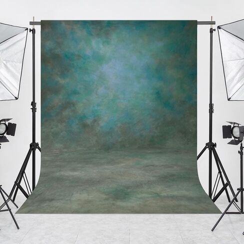 Abstract Photography Backdrop for Photoshoot 8x10ft, Light Blue,No Stand | Professional,Polyester Fabric,Roller Pocket on Top,Vintage Portrait Photo Props Booth Background,Photoshoot Studio in Saudi Arabia