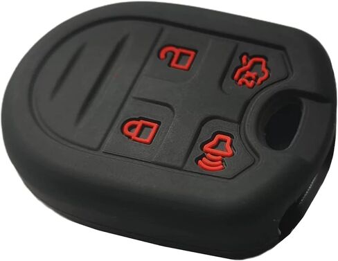 Silicone Rubber Key Fob Cover Compatible with 2006-2015 Ford Edge Escape Expedition Explorer F-150 F-250 Super F-350 Super Flex Focus Fusion Mustang Taurus X Lincoln Navigator in Saudi Arabia
