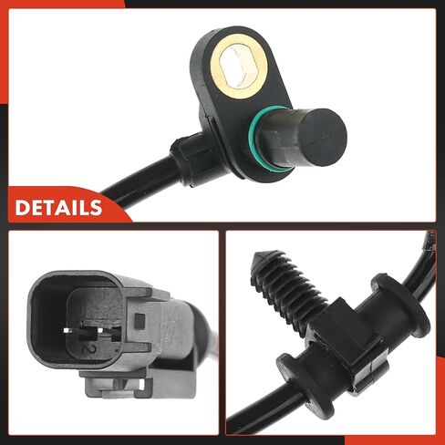 A-Premium ABS Wheel Speed Sensor Compatible with Ram Models - 2500 2014-2018, 3500 2013-2018 - Front Driver or Passenger Side, Replace# 68165624AD, 0265004257 in Saudi Arabia
