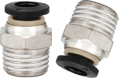 6mm OD x 4mm OD Plastic Push to Connect Tube Fitting, Reducing Pneumatic Quick Straight Connector Coupler, 40PCS in Saudi Arabia