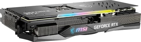 MSI GeForce RTX 3080 Gaming Z Trio 10G LHR Gaming Graphics Card - NVIDIA RTX 3080 LHR, GPU 1830 MHz, 10 GB GDDR6X Memory, Black in Saudi Arabia