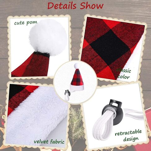 4 Pieces Christmas Bearded Dragon Costumes, Lizard Christmas Hats Bandanas Small Pet Christmas Costume for Bearded Dragon Lizard Chicks Parrot Hamster Guinea Pig Small Pet (Red, Plaid) in Saudi Arabia