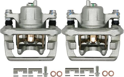 مجموعة فرجار قرص الفرامل مع دعامة لموديلات مختارة من Honda وAcura وIsuzu - CR-V 2002-2004، Odyssey 1995-1998، Legend 1991-1995، RL،Oasis، السائق الخلفي والراكب 19B1449، 19B1448 in Kuwait