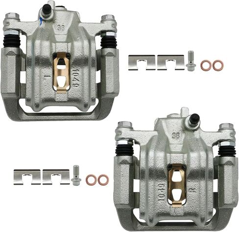 مجموعة فرجار قرص الفرامل مع دعامة لموديلات مختارة من Honda وAcura وIsuzu - CR-V 2002-2004، Odyssey 1995-1998، Legend 1991-1995، RL،Oasis، السائق الخلفي والراكب 19B1449، 19B1448 in Kuwait